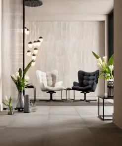 Kare Design Oscar Kääntyvä Nojatuoli - Samettia, Musta -Huonekalu kauppa fotel obrotowy oscar velvet 82x95 cm czarny 9