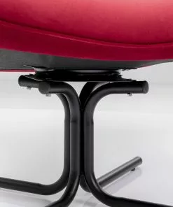 Kare Design Oscar Kääntyvä Nojatuoli - Samettia, Punainen -Huonekalu kauppa fotel obrotowy oscar velvet 82x95 cm czerwony 10