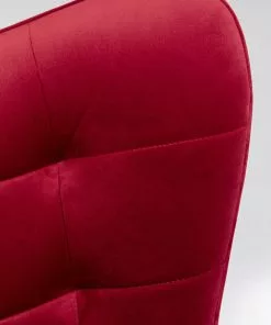 Kare Design Oscar Kääntyvä Nojatuoli - Samettia, Punainen -Huonekalu kauppa fotel obrotowy oscar velvet 82x95 cm czerwony 7