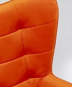 Kare Design Oscar Kääntyvä Nojatuoli - Samettia, Oranssi -Huonekalu kauppa fotel obrotowy oscar velvet 82x95 cm pomaranczowy 7