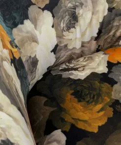 Kare Design Peony Flower Kääntyvä Nojatuoli, Keltainen -Huonekalu kauppa fotel obrotowy peony yellow 81x70 cm 7