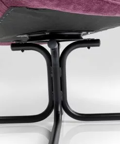 Kare Design Oscar Beere Kääntyvä Nojatuoli, Marjapuuron Värinen -Huonekalu kauppa fotel obrotowy pikowany tapicerowany uszak jagodowy 82x95 cm 9