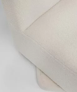 Kare Design Ted Pyörivä Tuoli - "teddykarvainen", Kermanvärinen -Huonekalu kauppa fotel obrotowy skandynawski kremowy 62x81 cm 8 scaled