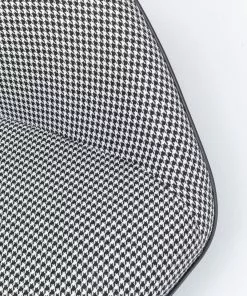 Kare Design Toledo Kääntyvä Nojatuoli, Musta/valkoinen -Huonekalu kauppa fotel obrotowy toledo 85x87 cm pepitka 10