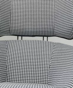 Kare Design Toledo Kääntyvä Nojatuoli, Musta/valkoinen -Huonekalu kauppa fotel obrotowy toledo 85x87 cm pepitka 9