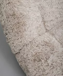 Kare Design Fluffy Pyörivä Nojatuoli, Beige -Huonekalu kauppa fotel obrotowy z tkaniny imitujacej futro 76x72 cm brazowy 9