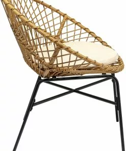 Kare Design Bali Tuoli 14 Kare Design Bali Tuoli -Huonekalu kauppa fotel ogrodowy bali 75x83 cm naturalny nogi czarne 3