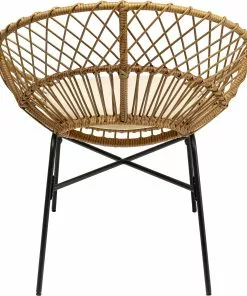 Kare Design Bali Tuoli 16 Kare Design Bali Tuoli -Huonekalu kauppa fotel ogrodowy bali 75x83 cm naturalny nogi czarne 5