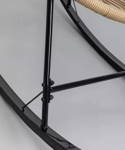 Kare Design Acapulco Keinutuoli, Natur -Huonekalu kauppa fotel ogrodowy bujany naturalny nogi stalowe czarne 73x85 cm 8 scaled