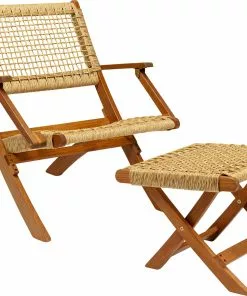 Kare Design Rio De Janeiro Taitettva Tuoli -Huonekalu kauppa fotel ogrodowy skladany drewniany brazowy 7