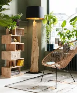 Kare Design Spaghetti Nature Nojatuoli -Huonekalu kauppa fotel ogrodowy spaghetti 73x87 cm naturalny nogi czarne 8