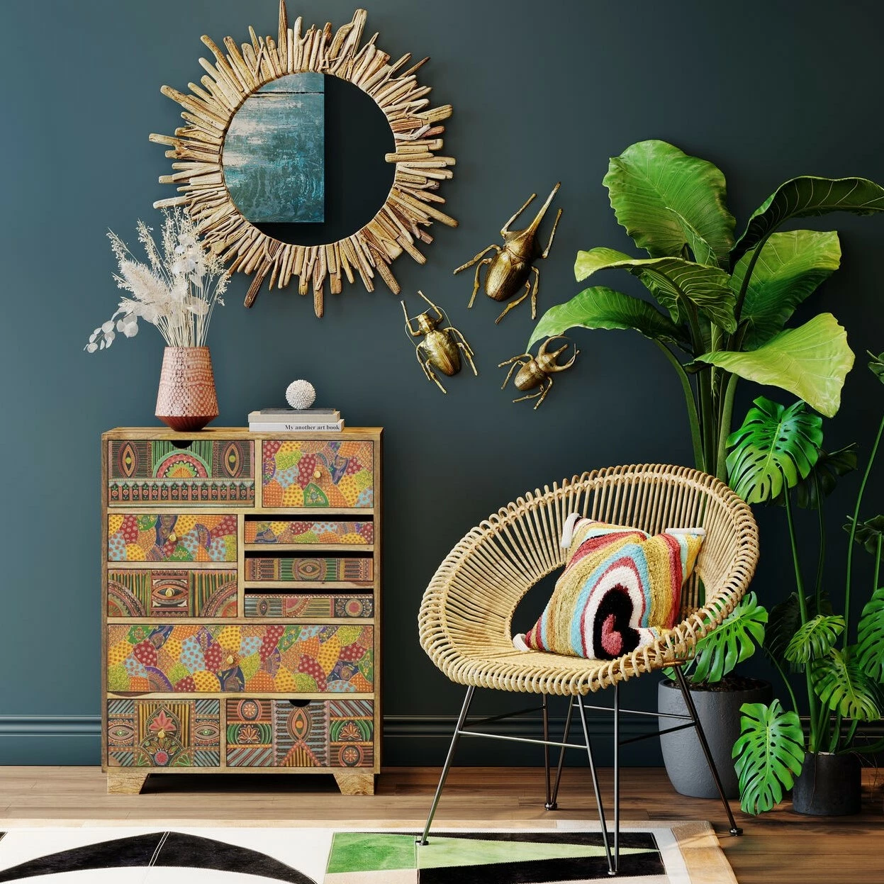 Kare Design Sundown Nojatuoli Rottinki 3 Kare Design Sundown Nojatuoli Rottinki