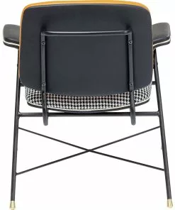 Kare Design Palma Nojatuoli -Huonekalu kauppa fotel palma 70x73 cm siedzisko pepitka 4