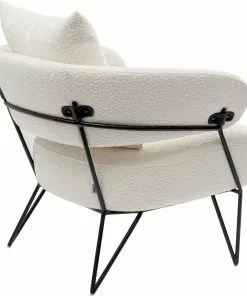 Kare Design Peppo Nojatuoli, Valkoinen -Huonekalu kauppa fotel peppo 78x71 cm bialy 3