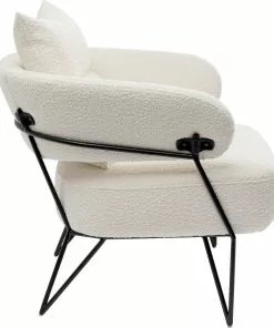 Kare Design Peppo Nojatuoli, Valkoinen -Huonekalu kauppa fotel peppo 78x71 cm bialy 4