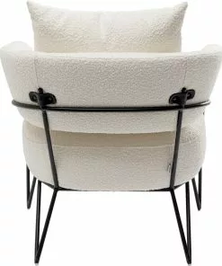 Kare Design Peppo Nojatuoli, Valkoinen -Huonekalu kauppa fotel peppo 78x71 cm bialy 5