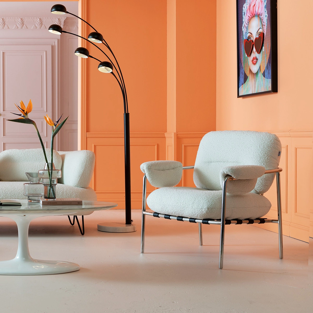 Kare Design Peppo Sam Nojatuoli, Valkoinen 2 Kare Design Peppo Sam Nojatuoli, Valkoinen