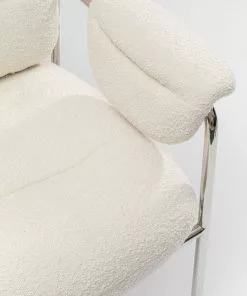 Kare Design Peppo Sam Nojatuoli, Valkoinen 17 Kare Design Peppo Sam Nojatuoli, Valkoinen -Huonekalu kauppa fotel peppo sam 85x85 cm bialy nogi srebrne 7