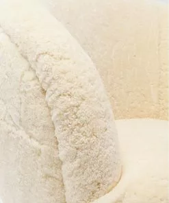 Kare Design Perugia Fur Nojatuoli -Huonekalu kauppa fotel perugia fur 78x77 cm bezowy 5