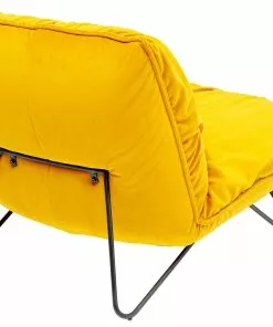 Kare Design Port Pino Nojatuoli Keltainen -Huonekalu kauppa fotel port pino 88x72 cm zolty 4