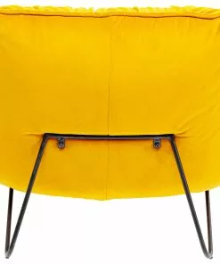 Kare Design Port Pino Nojatuoli Keltainen -Huonekalu kauppa fotel port pino 88x72 cm zolty 5