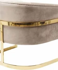 Kare Design Pure Elegance Nojatuoli Beige -Huonekalu kauppa fotel pure elegance 77x71 cm bezowy 4