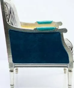 Kare Design Regency Zebra Nojatuoli -Huonekalu kauppa fotel regency 70x98 cm kolorowy 3