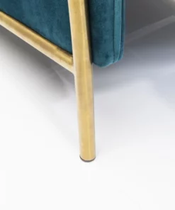 Kare Design Lazy Velvet Lepotuoli, Sininen -Huonekalu kauppa fotel rozkladany lazy velvet 70x104 cm niebieski 11