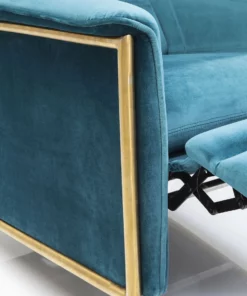 Kare Design Lazy Velvet Lepotuoli, Sininen -Huonekalu kauppa fotel rozkladany lazy velvet 70x104 cm niebieski 9