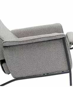 Kare Design Lazy Lepotuoli, Harmaa -Huonekalu kauppa fotel rozkladany nicky 91x104 cm recliner szary 5