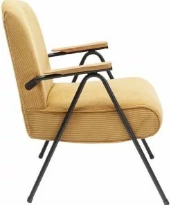 Kare Design Ryan Nojatuoli, Keltainen -Huonekalu kauppa fotel ryan 54x82 cm zolty 3