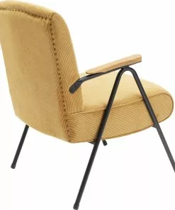 Kare Design Ryan Nojatuoli, Keltainen -Huonekalu kauppa fotel ryan 54x82 cm zolty 4