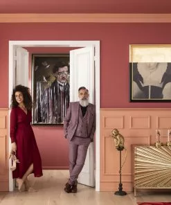 Kare Design Sandwich Nojatuoli, Mauve -Huonekalu kauppa fotel sandwich 65x74 cm odcienie rozu 13