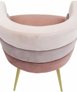 Kare Design Sandwich Nojatuoli, Mauve -Huonekalu kauppa fotel sandwich 65x74 cm odcienie rozu 6