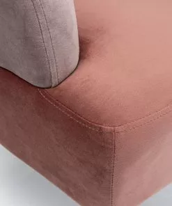 Kare Design Sandwich Nojatuoli, Mauve -Huonekalu kauppa fotel sandwich 65x74 cm odcienie rozu 8