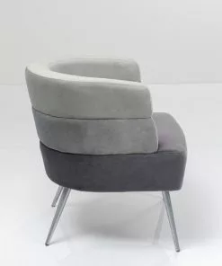 Kare Design Sandwich Nojatuoli, Harmaa -Huonekalu kauppa fotel sandwich 65x74 cm szary 4