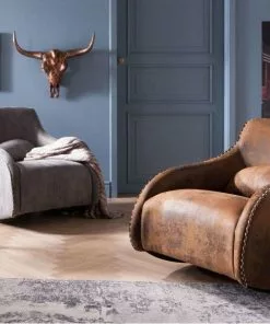 Kare Design Swing Ritmo Vintage Keinutuoli, Harmaa -Huonekalu kauppa fotel swing ritmo 76x83 cm szary 13