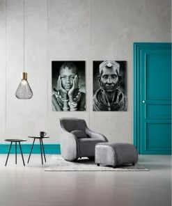 Kare Design Swing Ritmo Vintage Keinutuoli, Harmaa -Huonekalu kauppa fotel swing ritmo 76x83 cm szary 14