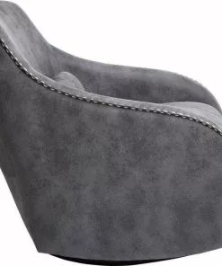 Kare Design Swing Ritmo Vintage Keinutuoli, Harmaa -Huonekalu kauppa fotel swing ritmo 76x83 cm szary 3