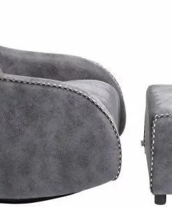 Kare Design Swing Ritmo Vintage Keinutuoli, Harmaa -Huonekalu kauppa fotel swing ritmo 76x83 cm szary 5