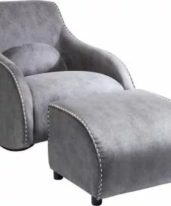 Kare Design Swing Ritmo Vintage Keinutuoli, Harmaa -Huonekalu kauppa fotel swing ritmo 76x83 cm szary 6
