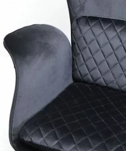 Kare Design Tudor Nojatuoli, Samettia, Musta -Huonekalu kauppa fotel tudor velvet 78x100 cm czarny 10