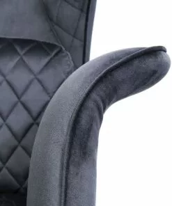 Kare Design Tudor Nojatuoli, Samettia, Musta -Huonekalu kauppa fotel tudor velvet 78x100 cm czarny 8