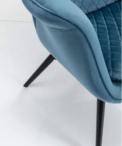 Kare Design Tudor Nojatuli - Samettia, Sinivihreä -Huonekalu kauppa fotel tudor velvet 78x100 cm niebiesko zielony 10