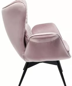 Kare Design Tudor Nojatuoli, Samettia, Roosa -Huonekalu kauppa fotel tudor velvet 78x100 cm rozowy 5