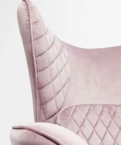 Kare Design Tudor Nojatuoli, Samettia, Roosa -Huonekalu kauppa fotel tudor velvet 78x100 cm rozowy 8