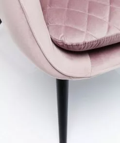 Kare Design Tudor Nojatuoli, Samettia, Roosa -Huonekalu kauppa fotel tudor velvet 78x100 cm rozowy 9