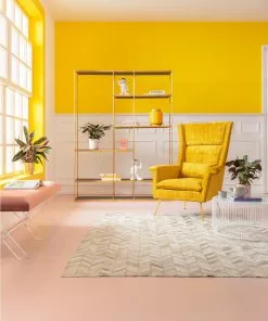 Kare Design Vegas Forever Nojatuoli, Keltainen -Huonekalu kauppa fotel vegas forever 89x115 cm zolty 11