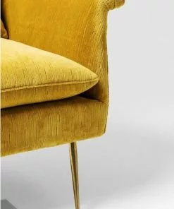 Kare Design Vegas Forever Nojatuoli, Keltainen -Huonekalu kauppa fotel vegas forever 89x115 cm zolty 6