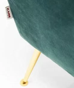 Kare Design Vegas Forever Nojatuoli, Sinivihreä -Huonekalu kauppa fotel vegas forever bluegreen 89x115 cm turkusowy 6